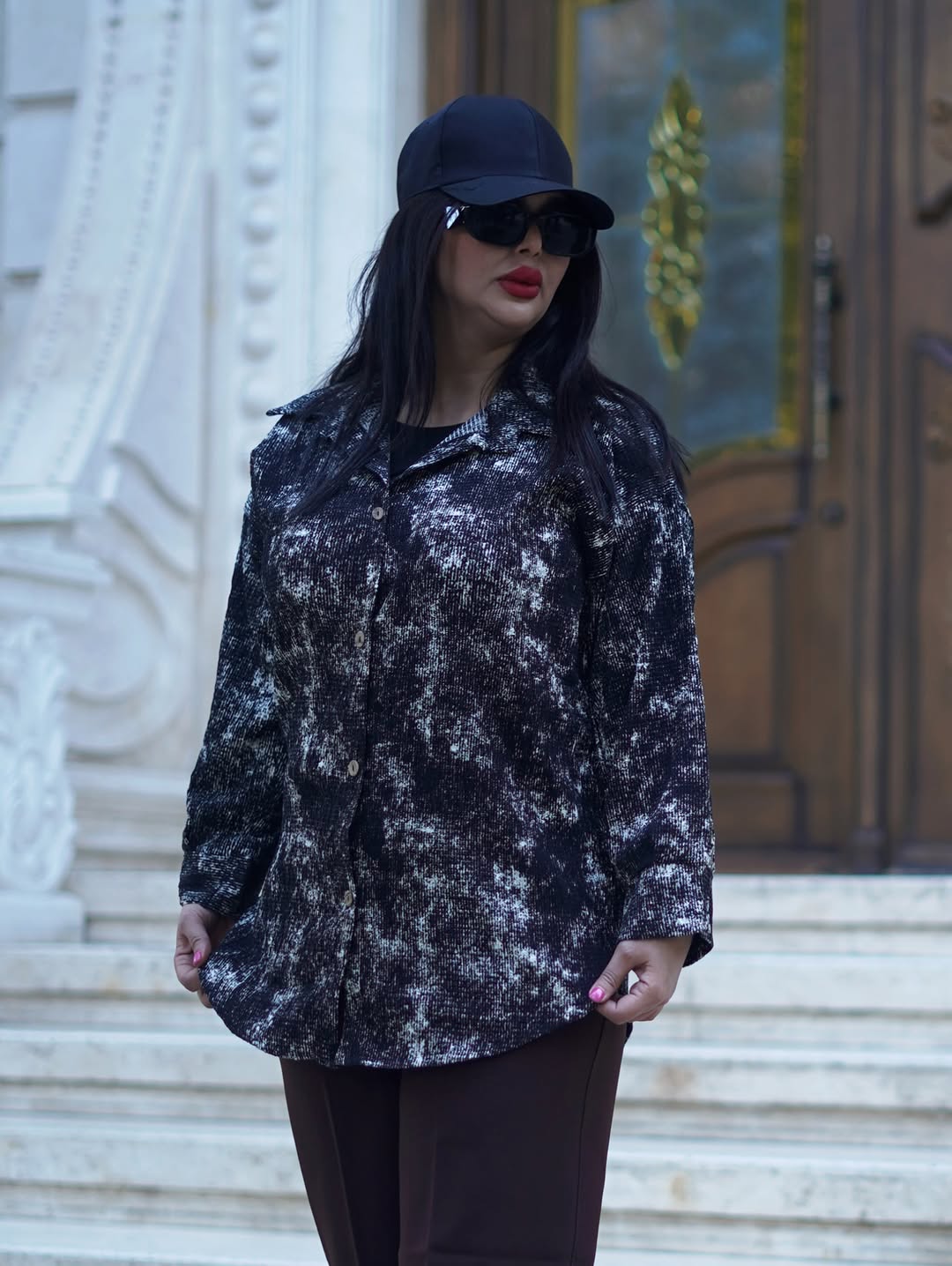 شومیز پاییزه سایزبندی m/l/xl/2xl