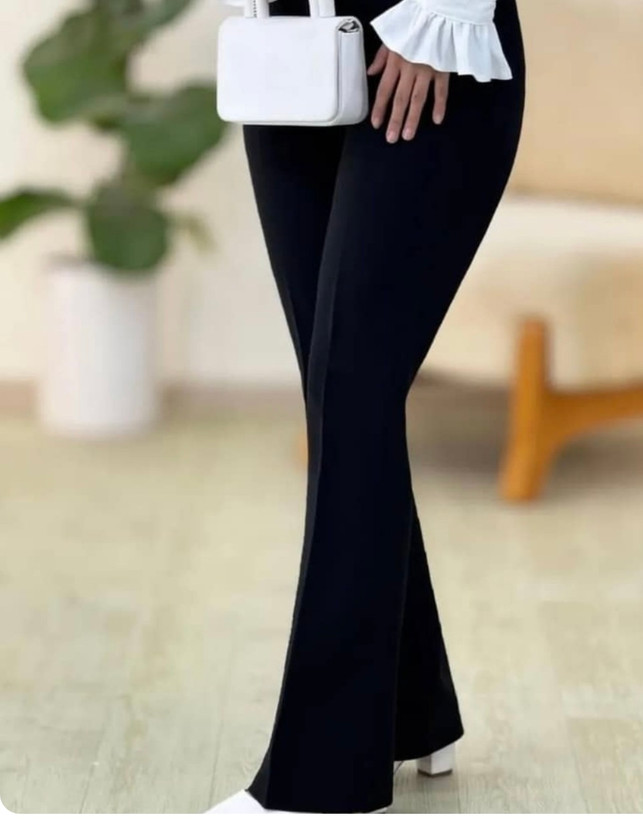 شلوار پارچه ای دمپا مشکی
